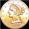 Image 1 : 1861 $5 Gold Half Eagle CHOICE PROOF **RARE**