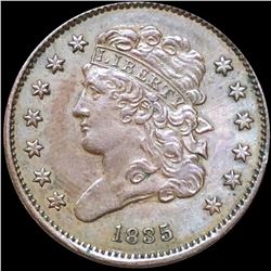 1835 Classic Head Half Cent CLOSELY UNC