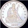 Image 1 : 1888 Seated Liberty Quarter GEM BU PROOF-LIKE