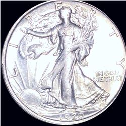 1920-S Walking Half Dollar CLOSELY UNCIRCULATED