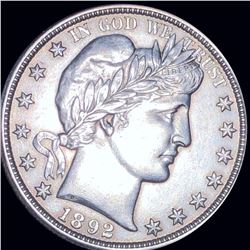 1892 Barber Half Dollar UNCIRCULATED
