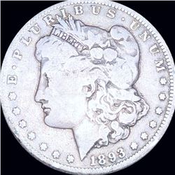 1893-CC Morgan Silver Dollar NICELY CIRCULATED
