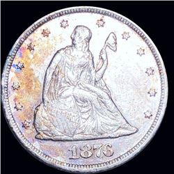 1876 Seated Twenty Cent Piece XF