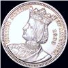 Image 1 : 1893 Isabella Silver Quarter UNCIRCULATED