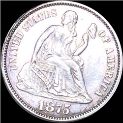 1875 Seated Liberty Dime UNCIRCULATED