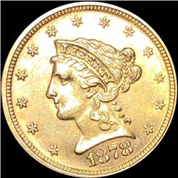 1878-S $2.50 Gold Quarter Eagle UNCIRCULATED