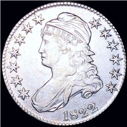 1822 Capped Bust Half Dollar ABOUT UNCIRCULATED