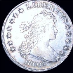 1800 Draped Bust Dollar ABOUT UNCIRCULATED