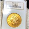 Image 1 : 1899 $20 Gold Double Eagle NGC - MS61