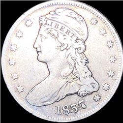 1837 "Reeded Edge" Capped Bust Half Dollar VF++