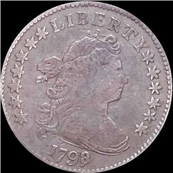 1798/7 Draped Bust Dime NICELY CIRCULATED
