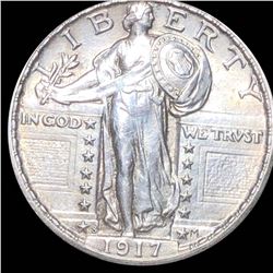 1917-S Standing Liberty Quarter UNC FULL HEAD