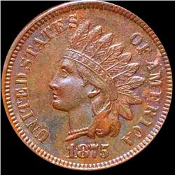 1875 Indian Head Penny CLOSELY UNCIRCULATED