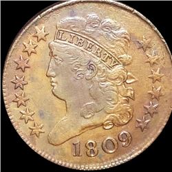 1809 Classic Head Half Cent XF