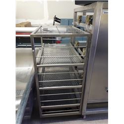 S.S Rolling Rack (22 1/2" L x 36" W x 39 3/4" H)