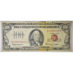 1966 $100 RED SEAL NOTE