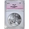 Image 1 : 2013 AMERICAN SILVER EAGLE, PNA PERFECT GEM BU