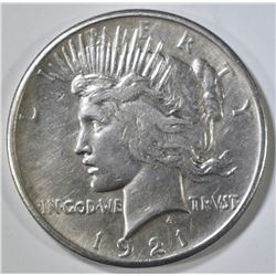 1921 PEACE DOLLAR, AU
