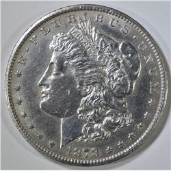 1878-CC MORGAN DOLLAR, AU/BU