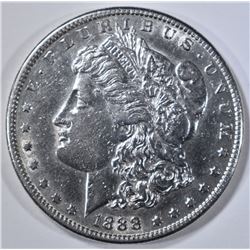 1888-S MORGAN DOLLAR, AU/BU