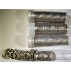 4 ROLLS MIXED DATE BUFFALO NICKELS