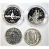 Image 1 : LOT OF 4 COMMEM HALF DOLLARS:
