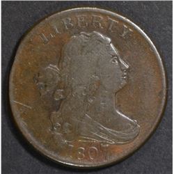 1807 HALF CENT  XF
