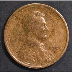 1909-S VDB LINCOLN CENT  VF