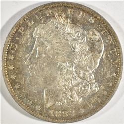 1882-O MORGAN DOLLAR  AU PL  TONED VAM 7