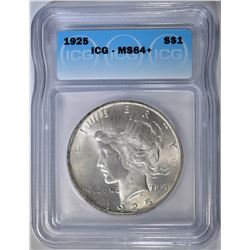 1925 PEACE DOLLAR ICG MS-64+