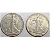 Image 1 : 1937-D,S WALKING LIBERTY HALVES XF