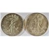 Image 1 : 1937 & 1939-D WALKING LIBERTY HALVES AU/BU