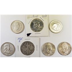 MIXED HALF DOLLAR LOT