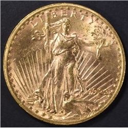 1923 $20 ST. GAUDENS GOLD CH BU