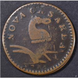 1786 NEW JERSEY WIDE SHIELD  VF