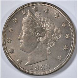 1883 NO CENTS LIBERTY NICKEL  CH/GEM BU