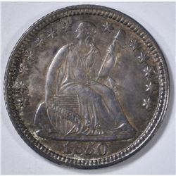 1850 SEATED LIBERTY HALF DIME  CH/GEM UNC