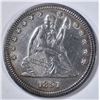 Image 1 : 1891 SEATED LIBERTY QUARTER  CH BU