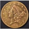 Image 1 : 1858 $20 GOLD LIBERTY  BU SEMI PL