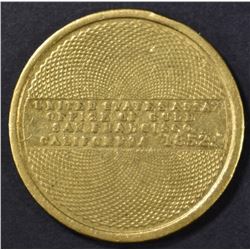1852 $10 GOLD ASSAY  CH AU