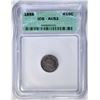 Image 1 : 1858 SEATED LIBERTY HALF DIME, ICG AU-53