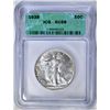 Image 1 : 1938 WALKING LIBERTY HALF DOLLAR, ICG AU-58