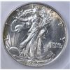 Image 2 : 1938 WALKING LIBERTY HALF DOLLAR, ICG AU-58