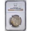 Image 1 : 1947 WALKING LIBERTY HALF DOLLAR, NGC MS-64