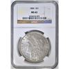 Image 1 : 1884 MORGAN DOLLAR, NGC MS-62