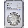 Image 1 : 1884-O MORGAN DOLLAR, NGC MS-63