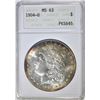 Image 1 : 1904-O MORGAN DOLLAR, ANACS MS-63