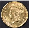 Image 1 : 1874 GOLD DOLLAR BU