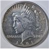 Image 1 : 1921 PEACE DOLLAR, VF polished
