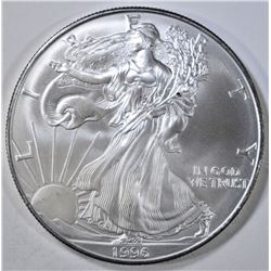 1996 AMERICAN SILVER EAGLE, BU